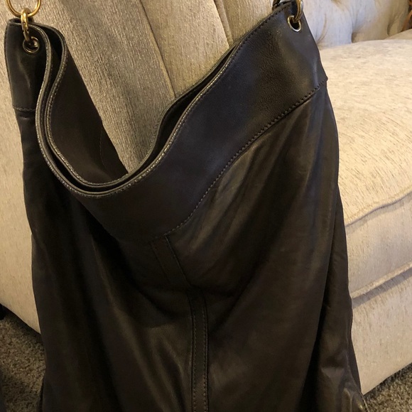 Burberry Slouch Shoulder Bag (chocolate brown) - Picture 3 of 15